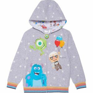 Size 4 Disney/Pixar Hooded Zipper Jacket, NWT
